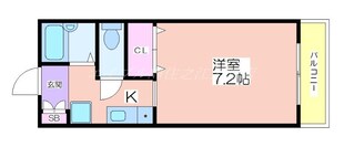 カーサ御崎の物件間取画像